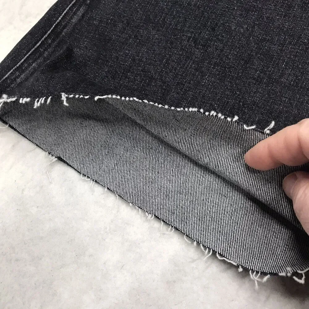 NWT HUDSON Jodie Flare Jean Women 25 (28x30) Faded Noir Black Wash Distressed - Picture 6 of 16